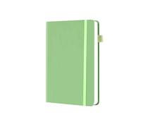 MS MY STATIONERY Bullet Dotted Journal Dot Grid Notebooks 140gsm Acid-Free Thick Paper 160 Pages Hard Cover Lay Flat Binding- 13 X 21 CM Journal (Pale Patina)