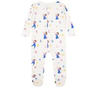 Ms. Rachel Baby Grow, Adorable Baby Sleepsuit For Girls, Girls Babygrow, Official Merchandise, Cream 3-6 Months