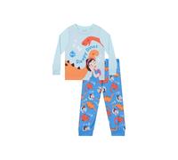Ms. Rachel Boy's Sleepy Dinos Long Sleeve Pyjamas in Blue | Size: 3-4 Years Ms. Rachel Blue 3-4 Years