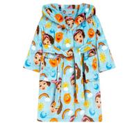 Ms. Rachel Girls Dressing Gown, Fluffy Fleece Robe, Ages 18 M To 5 Y | Super Soft Fleece Bathrobe, Cosy Hood, Fluffy Dressing Gown With Tie Closure, Handy Pockets, Bright Ms. Rachel Design