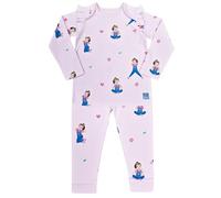 Ms. Rachel Girls Pyjamas Frill Long Sleeve Kids Character PJs Nightwear Lilac, 12-18 Months