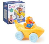 Ms. Rachel, Herbie’s 1-2-3 Roll! Vehicle with Click-in Figure & Pull Back Action, Educational Toys & Toddler Toys for Girls & Boys Ages 1-3Y+