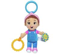 Ms. Rachel Official Sensory Take-Along Toy, Baby Swing & Baby Stroller Teething Toys with Rattle & Clip, Toddler Toys for Girls & Boys for Ages 0-1+
