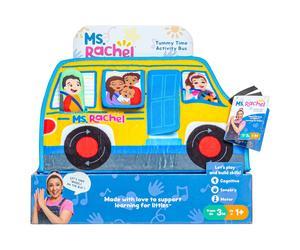 Ms Rachel Tummy Time Activity Bus Folding Playmat Let's Play & Build Skills New