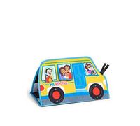 Ms. Rachel Official Tummy Time Activity Bus Folding Play Mat with Baby Mirror & Sensory Toys for Interactive Play Baby Learning Toys for Boys & Girls Ages 0-1+