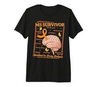 Ms Survivor Multiple Sclerosis Awareness Ms Warrior Ms Suppo Premium T-Shirt