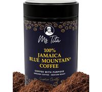 Ms. Tita Jamaica Blue Mountain Coffee, 250g - JACRA Certified, Farmer-Owned, & Small-Batch Roasted - Mindfully Sourced Medium Roast Ground Coffee