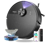 MS1 Robot Vacuum Cleaner with Mop, 5000Pa Robotic Vacuum Cleaner with Lidar Navigation, 180mins Runtime, 5 Editable Maps, APP/Remote/Voice Control, Ideal for Hard Floors and Carpets