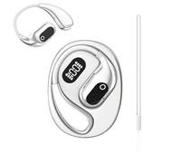 Ms190 Translation Earbuds, Supports Real-Time Translation in 156 Languages with App, Bluetooth 5.4 Earphones, Open Ear Silicone Earphones Small for Travel Business Meeting Learning (C)