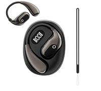 Ms190 Translation Earbuds, Supports Real-Time Translation in 156 Languages with App, Bluetooth 5.4 Earphones, Open Ear Silicone Earphones Small for Travel Business Meeting Learning (A)