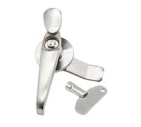 MS308-3 Distribution Cabinet Lock 304 Stainless Steel 4 Angle Lock Core 22mm Handle Lock 1Pcs