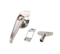 MS308-3 Key Lock Distribution Cabinet Lock 304 Stainless Steel 22mm Outdoor Handle Lock 1Pcs(4 Angle Lock core)