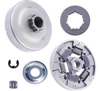 MS310 MS382 Clutch Drum 3/8'' 8T Sprocket Rim Kit Compatible with stihl MS310 MS382 Clutch Washer Needle Bearing Saw Parts 1128 007 1001 (Drum B Kit)