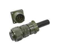 MS3102A MIL-C 5015 Military Connector 18S-12 18S-8 18S-1 Socket MS3106A MS3108A MIL STD Circular 1Pcs(Plug 3108 18-12S)