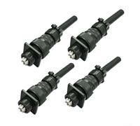 MS3106A 14S Circular Connector Industrial Aviation 2-7 Pin Aluminium Alloy Thread Connection for Welding Machines Mechanical Engineering Black (7pin)