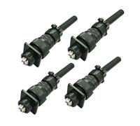 MS3106A 14S Circular Connector Industrial Aviation Plug 2-7-Pin Aluminium Alloy Robust for Welding Machines and Mechanical Engineering Black (7pin)
