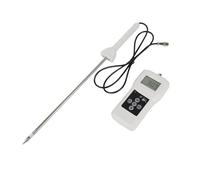 MS350A Handheld Moisture Meter with LCD Display Dry and Wet Temperature and Humidity Tester for Powder Materials Reliable Testing