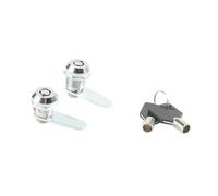 MS402 Electric Box Tongue Lock Flat Round Pin Tumbler Lock Plum Copper Key Iron Box Mailbox Lock Tool Lock 1Pcs(MS402-16)