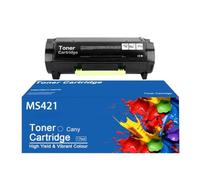 Ms421dn Chip-Equipped Toner Cartridge, Compatible with Lexmark Ms321dn, Ms421dn, Ms421dw, Ms521dn and Ms621dn Printer Cartridges: 56F1H00, 56F2H00,20000P