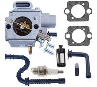 MS461 for carb Rebuild Kit with Fuel Line and Gaskets MS461 for(One) | Fits MS461 chainsaws, includes air fuel filters, for durable gaskets, for easy replacement, for outdoor power tool