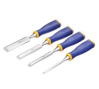MS500 ProTouchª All-Purpose Chisel Set, 4 Piece Irwin Marples Blue One Size