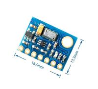MS5611 Air Pressure Sensor Module with 24-Bit ADC, I²C/SPI Interface, 3-5V Supply, for Arduino & DIY Electronics Projects