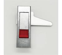 MS603 Button Lock Power Distribution Cabinet Door Lock File Cabinet Lock Electric Box Plane Lock 1Pcs(Red Button no Key)