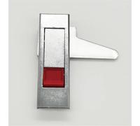MS603 Button Lock Power Distribution Cabinet Door Lock File Cabinet Lock Electric Box Plane Lock Bounce Lock Switch Cabinet Fire 1Pcs(Red Button no Key)