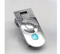 MS609 Metal Box Plane Lock Distribution Cinet Door Lever Locks Industrial Compressed 1Pcs(Bright Chrome-M2 15-30MM,with Key)