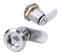MS705-16/20 Zinc Alloy Cabinet Locks with Key Lock Cabinet Lock for Office Desk Letter Box Cam Small Triangle Locks 1Pcs(4Sets-20mm-with Key)