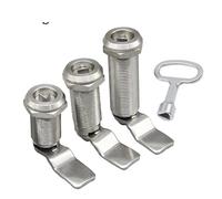 MS705-30-40-50-62 Extended Tongue Lock Outdoor Cabinet Door Lock 304 Stainless Steel Triangle Lock 1Pcs(MS705-30 Triangle)