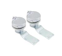 MS705-3A Tongue Lock Iron Sheet Cabinet Control Box Cylindrical Lock with Cover A705 Triangle Lock Key Letter 1Pcs(Slotted with Key)