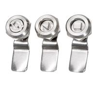 MS705 Series Stainless Steel Cam Lock Cabinet Electronic Control Cabinet Drawer Cupboard Locker Cabinet Tools(3sets-quadrate-H5)
