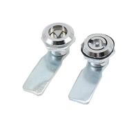 MS705 Zinc Alloy Triangle Tongue Lock Electric Box Dustbin Lock MS406 Cylinder Lock 1Pcs(Slotted Lock)