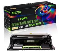MS710 Compatible for Lexmark Drum Unit with Chip MS710dn MS810de MS810dn MS810dtn MS810n Printers (1 Pack Black)