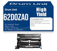 MS710 MS711 MS810 MS811 MS812 Drum Unit Compatible 62D0ZA0 Imaging Drum for Lexmark MX710 MX711 MX810 MX811 MX812 Printers High Yield 100000 Pages,1PC-Black