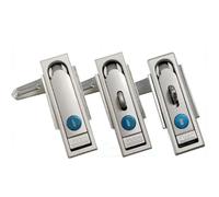 MS713-1 Plane Lock Cross Box Aluminum Alloy Power Cabinet Door High Low Voltage Distribution 1Pcs(MS713lockwithouthanging)