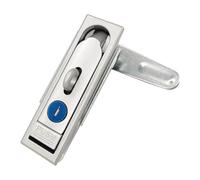 MS713 Electric Box Lock Electric Cabinet Lock Mechanical Plane Lock Universal Cabinet Lock 1Pcs(Matte Band Hanging)