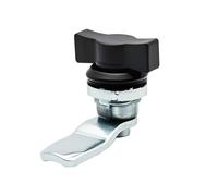 MS714-2 Electric Cabinet T-Handle Turnkey Lock Ms722 Iron Sheet Switch Cabinet Door Double Wing Lock 1Pcs