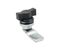 MS714-2 Electric Cabinet T-Handle Turnkey Lock Ms722 Iron Sheet Switch Cabinet Door Double Wing Lock 1Pcs