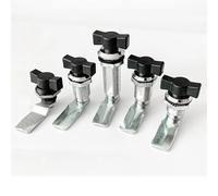 MS714-2 Electric Cinet T-Handle Turnkey Lock Ms722 Iron Sheet Switch Door Double Wing 1Pcs(H 40mm)