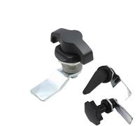 MS714-3 Black Handle Cabinet Cam Lock Zinc Alloy T Shape Rotary Unlock 1Pcs(MS714 1)