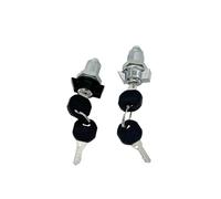 MS815 Furniture Stainless Mailbox Power Hidden Cam Lock Quarter Turn Locks Keys 1Pcs(Black)