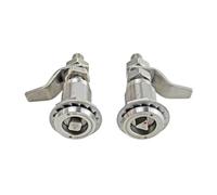 MS816 304 Stainless Steel Cylinder Lock Door Lock Triangle Four-Corner Tongue Lock 1Pcs(Square Adjustable)