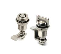 MS816-3S Small Cabinet Lock Compression Locking Lock 304 Stainless Steel Safety Locking Lock 1Pcs(Handle Type no Key)