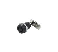 MS816-3S Telescopic Rotary Tongue Lock Electric Cabinet Door Switch Cabinet Distribution Box Door Lock Small Compression Type 1Pcs(Dot Type with Key)