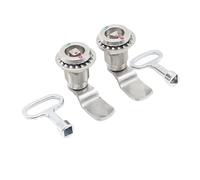 MS816 Pull Lock 304 Stainless Steel Distribution Box Lock Telescopic Turnbuckle Lock Cabinet Cam Lock 1Pcs(3-Angle Lock)