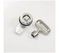 MS845-2 Inner Triangle Lock Cylinder Small Cylinder Tongue Lock Industrial Machinery Equipment Small Triangle Lock MS845-1 1Pcs(Four Corner White)