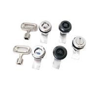 MS845-2 Inner Triangle Lock Cylinder Small Cylinder Tongue Lock Industrial Machinery Equipment Small Triangle Lock MS845-1 1Pcs(Triangle White)