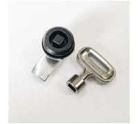 MS845-2 Inner Triangle Lock Cylinder Small Cylinder Tongue Lock Industrial Machinery Equipment Small Triangle Lock MS845-1 1Pcs(Four Corner Black)